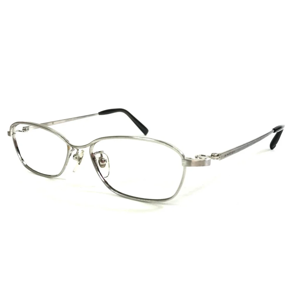 ANCCI Eyeglasses Frames A-606 18K GP Silver Cat Eye Wire Rim 52-16-140